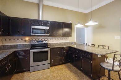 Spacious kitchen with large pantry
