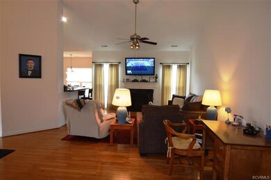 Hardwood floors and high ceilings!