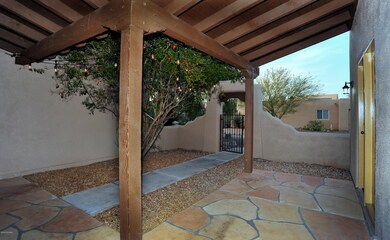 Wraparound Patio In Courtyard
