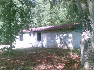 Side of garage