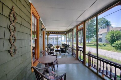 Porch area with view to West Coast Avenue and the 