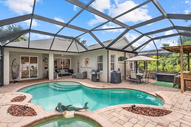 Sparkiling, heated saltwater pool and spa