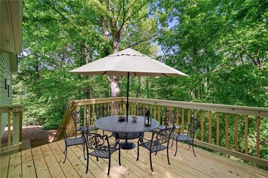 Virtually staged deck