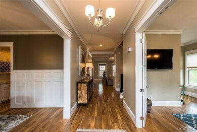 Foyer entry with Formal Dining and Office access t