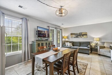 Dining area with water view