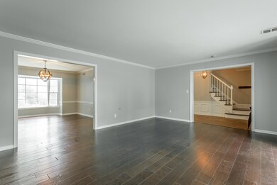Foyer Flows to Living/Dining Rooms