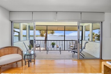 Water views from the Living Room