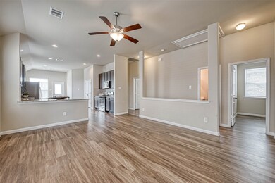 Open concept kitchen