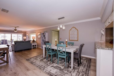 Dining room, living room