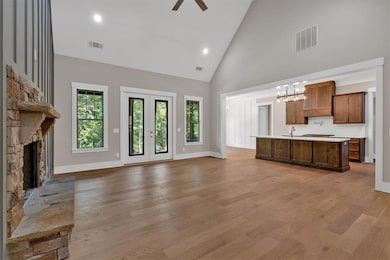 High 10-foot ceilings on the main level create an 