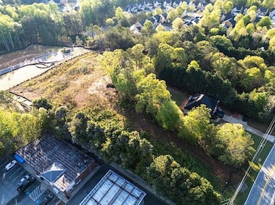 Drone / aerial view with a view of trees