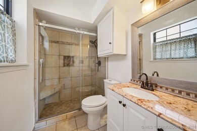 Primary bath updated with granite and walk-in show