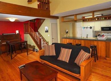 Living area, dining, kitchen