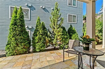 Nice walk out private patio