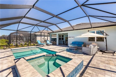 Pool and Spa looking back towards rear of the hous