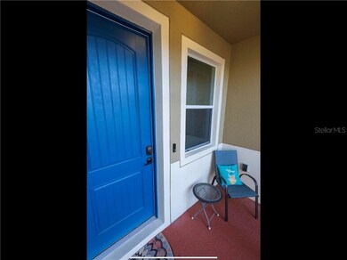 Front entry way with video door bell and electroni