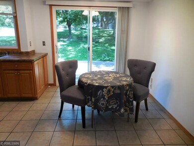 Dining room with deck access.