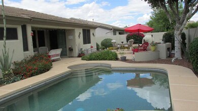 Pool and second patio
