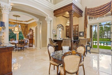 Grand Salon offers prime views of the pool and lak