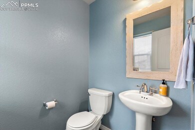 Bathroom with toilet and sink