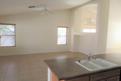 Island Overlooking Family Room
