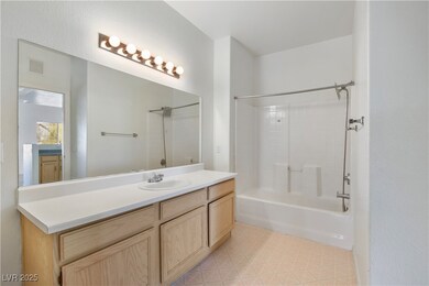 Full bath featuring washtub / shower combination,