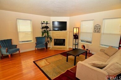 Large living room with a cozy fireplace!