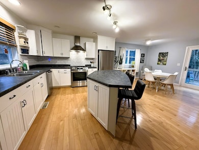 Open concept floor plan