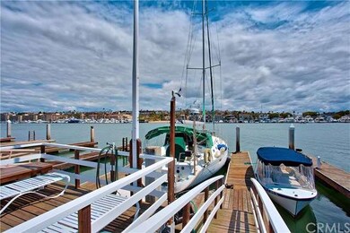 Private dock with large slip plus side tie