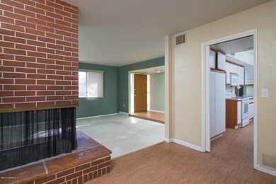 from dining to kitchen and living rm
