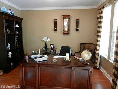 Living Room. Living room, currently being used as an office.