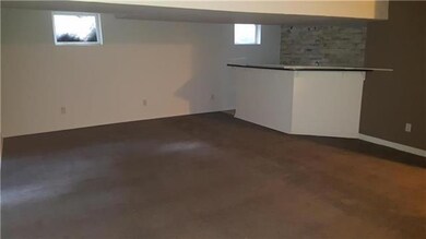 Basement with Bar Area