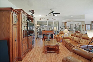 Living Room with Laminate Wood Floors