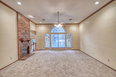 Good size living room with plenty of room for electronics.