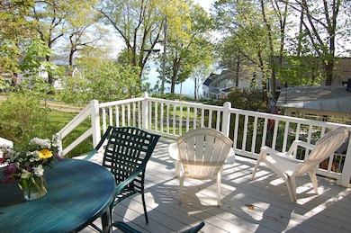 Front Porch with view down to the Water