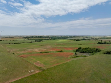 Aerial view of sparsely populated area
