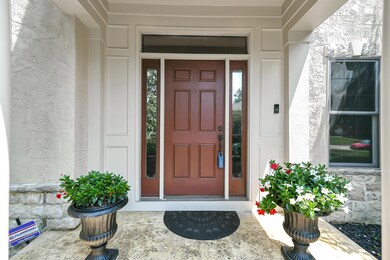 Entry Accented w/STAMPED Concrete PATH