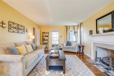 Living room, alternate view.