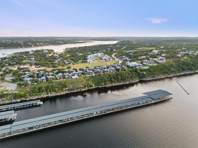 Aerial view of residential area with a nearby body of water