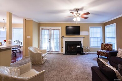 MAINTAINED WOOD BURNING FIRE PLACE