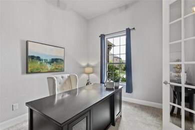 Private Study with French doors