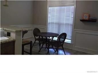 Breakfast room also has ceramic tile floors, seale
