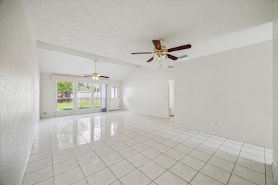 Bright and spacious living area with large windows