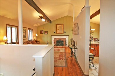 Open Floor Plan - Soaring cathedral ceiling, clean
