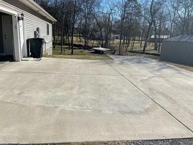 Extended parking pad for plenty of parking.