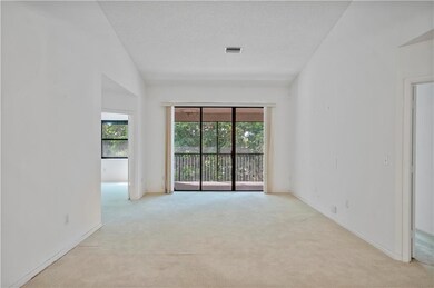 Dining room/family room combo with vaulted ceiling