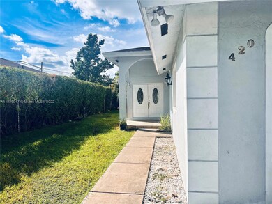 Side yard allows access for boat to RV entry. 