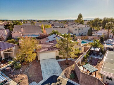 Nestled in a cul de sac, corner lot