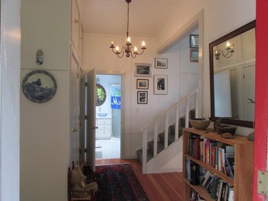 Front entry way of main house.