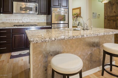 Island with Custom Brushed Aluminum